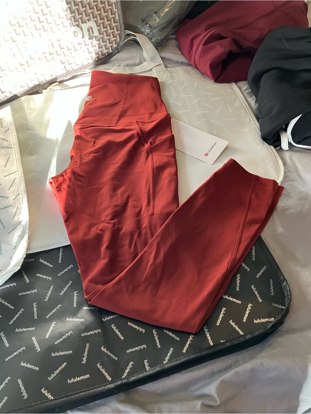 NWT Lululemon Align High-Rise Pant 25" *Pockets, Sz 6, Cranberry Charm